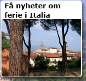 Få nyheter om ferie i Italia